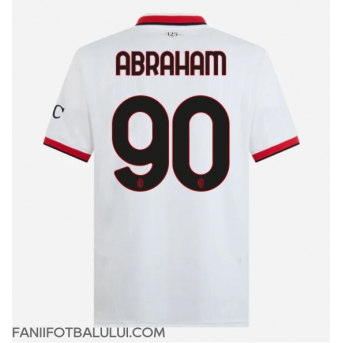 AC Milan Tammy Abraham #90 Tricou Fotbal Replică 2024-25 Barbati Deplasare